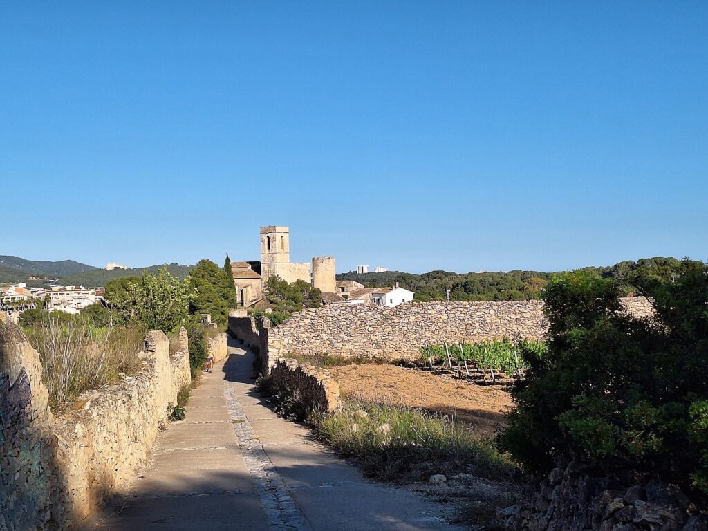 Camino de Sota-ribes hacia el castillo